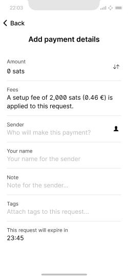 Screen showing a form with various metadata field options.